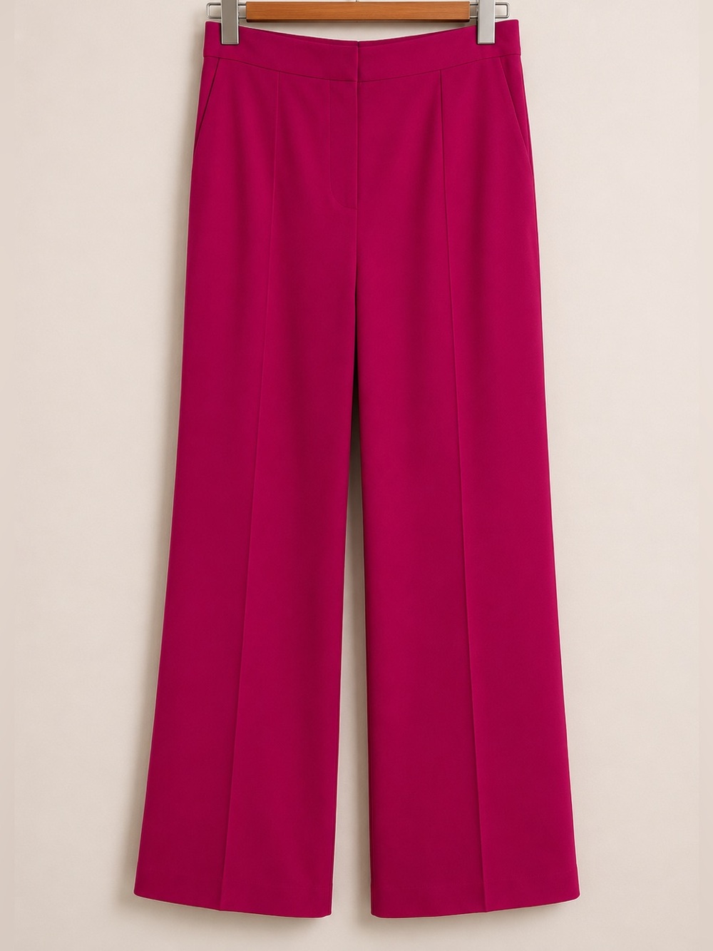 SL Fashions Vintage-Inspired Fuchsia 2-Piece Pantsuit Set – Size 8 - Picture 7 of 11